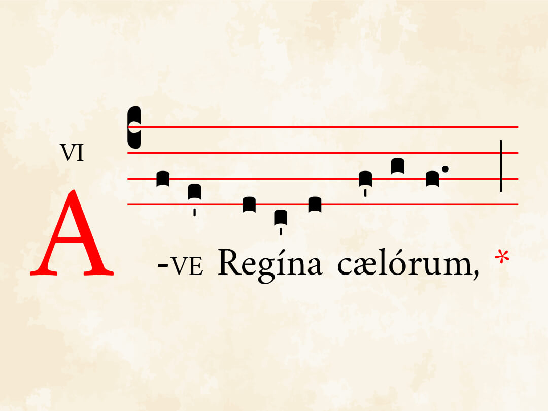 Ave Regina caelorum (tono simple)