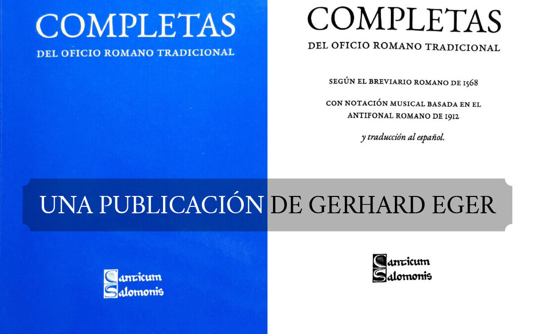 Cartel de la publicación de Gerhard de las Completas