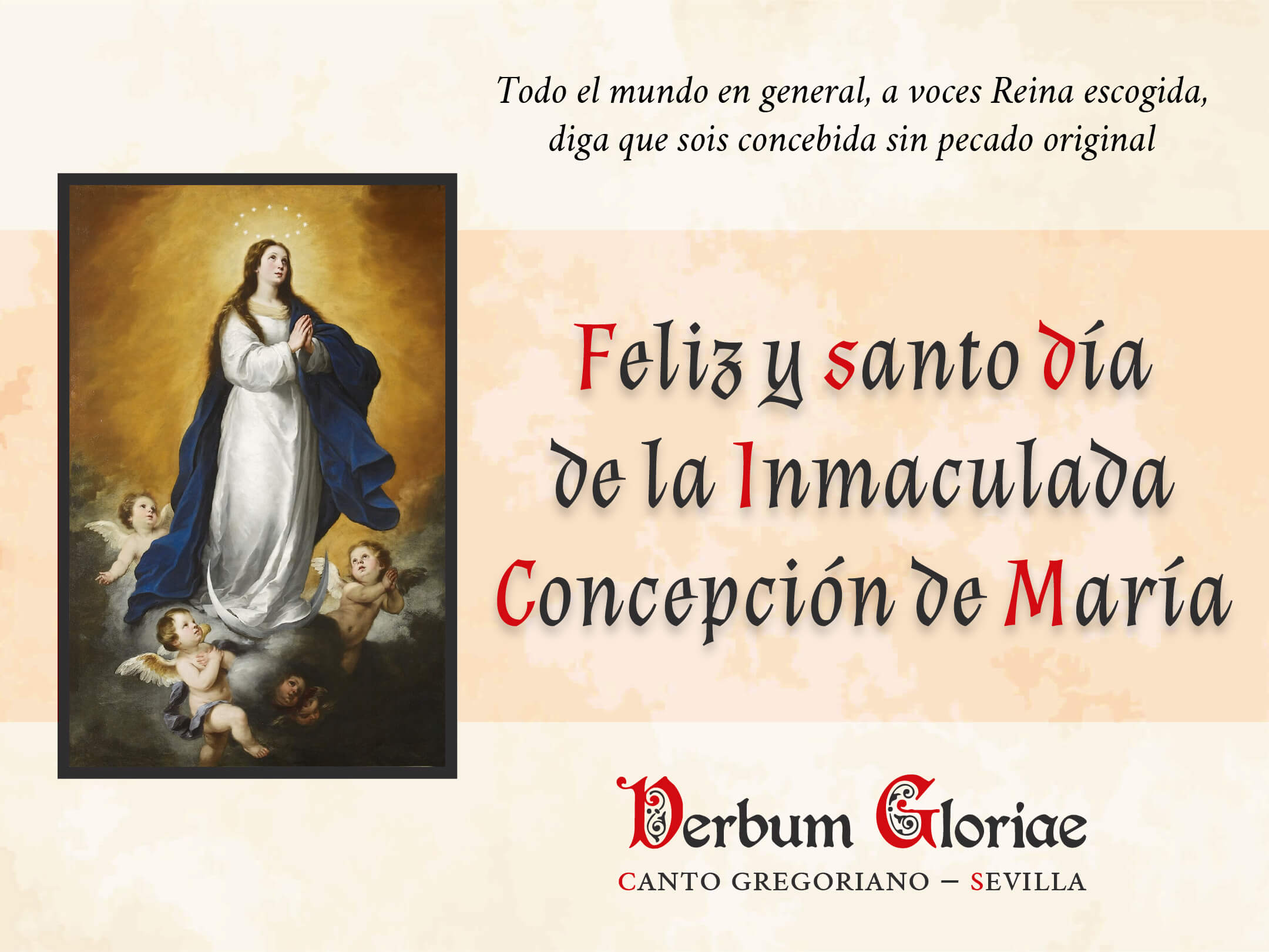 Felicitación de la Inmaculada Concepción 2022.