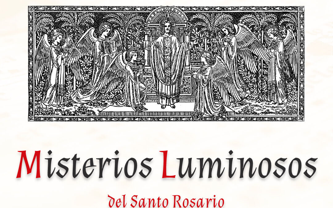 Cartel de los misterios luminosos