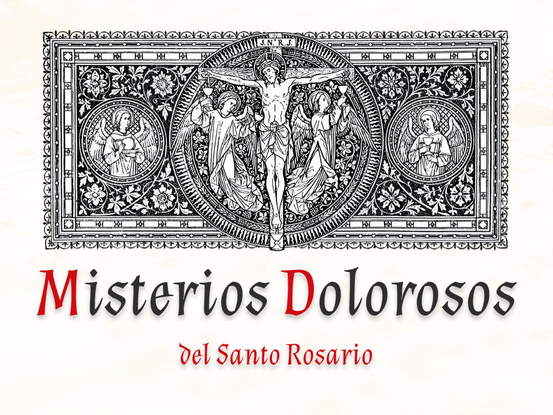 Cartel de los misterios dolorosos