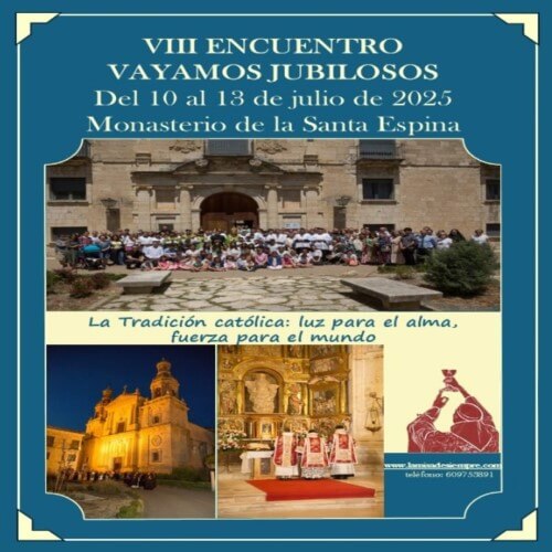 Cartel del 8º encuentro Vayamos Jubilosos 2025