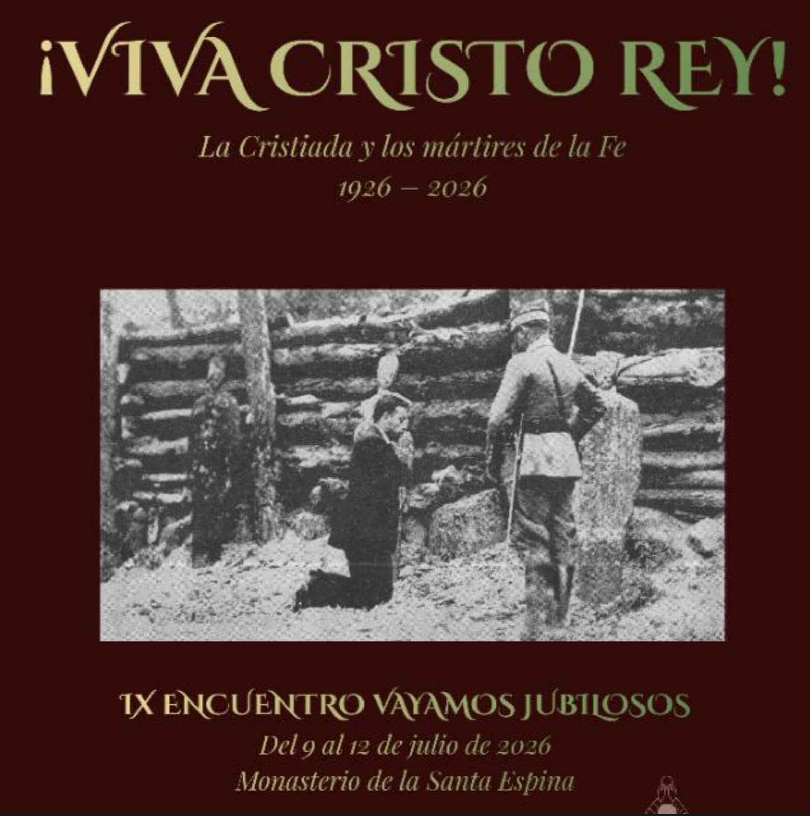 Cartel del 9º Encuentro «Vayamos Jubilosos»