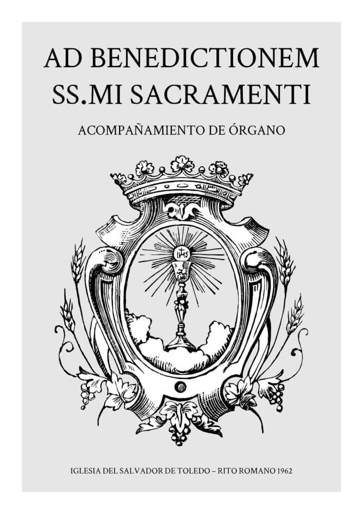 Portada del Acompañamiento de órgano del Cuaderno de cantos para la Adoración de la iglesia del Salvador